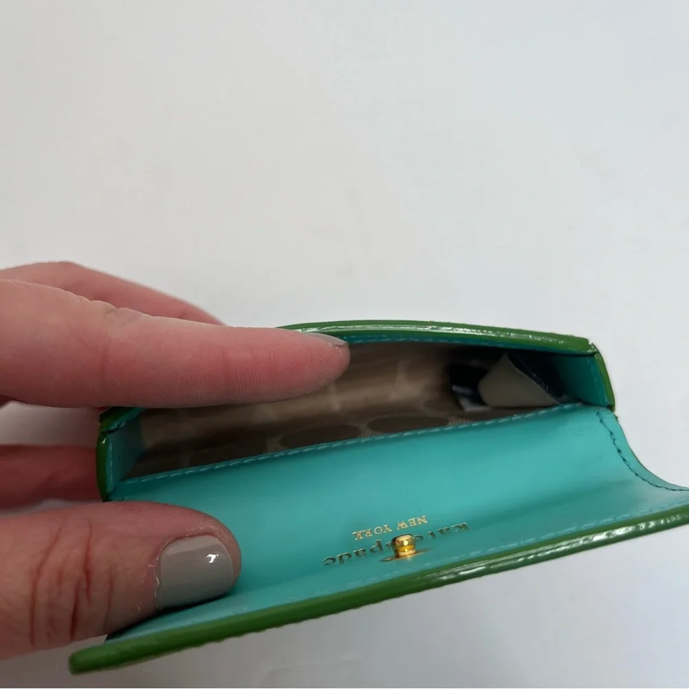 Kate Spade Green Business Card Holder